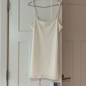 White Crotchet Dress